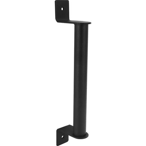 Poignée de porte en acier au carbone noir mat durable (1/5)