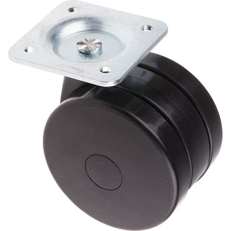 Roulettes industrielles Pivotante RS PRO, Diam 80mm, 75kg ( Prix pour 1 ) (1/2)