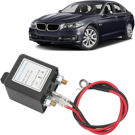 12-V-Autobatterie-Schutzrelais gegen Leck- und Tiefentladung Fernabschaltschalter (mit integrierter Batterie) 12 V 120 A (1/5)