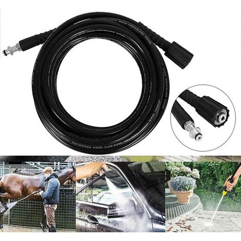 Tuyau 10m compatible Kärcher K2 K3 K4 K5 K7 – accessoire nettoyeur haute pression – quick connect