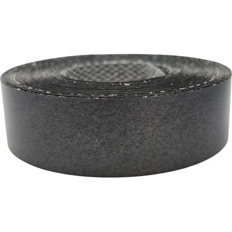 Bande de chant thermocollante 21mm x 5m épaisseur 0,50mm Mélaminé Facile à Appliquer Bricolage Étagère Meuble Panneau Bois Durable, Béton Foncé (1/3)