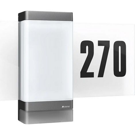 L 270 DIGI SC ANT LUMINAIRE POUR PAROI, 7,8 W, 600 LM, 3 3000 K, DÉTECTEUR DE MOUV STEINEL 067205 (1/3)