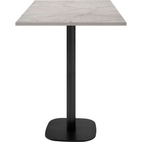Mange-debout 60 x 60 cm - modèle Round marbre yule