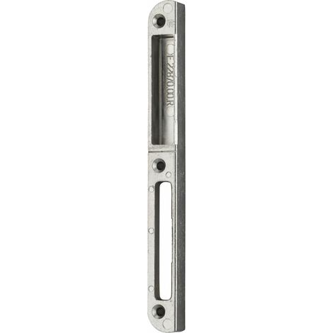 Gâche centrale encastrable pour porte d'entrée bois – Dimensions 190x18x14mm – Acier FerGuard® pour sécurité renforcée – Pose droite – Ferco By Thirard