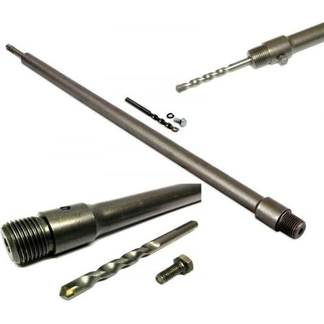 ASTA BARRA PER FRESA CAROTATRICE ATTACCO SDS PLUS 500MM LUNGHEZZA 50CM CON PUNTA