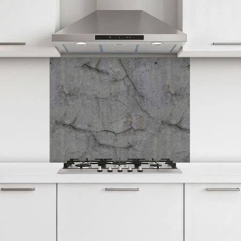CRÉDENCE CUISINE Ancien - Béton - Mur 80x60 cm