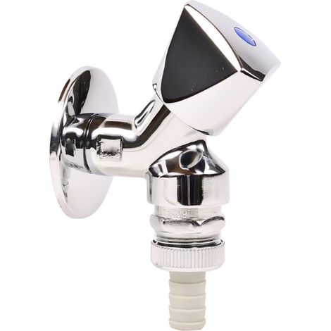 Schläfer Rubinetto Lavatrice 1/2x3/4 pollice con portagomma e Valvola di sicurezza Antiriflusso 433311, Rubinetto a muro Carico Acqua per Collegamento Lavastoviglie (1/5)