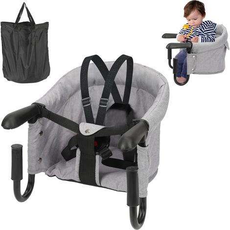 TolleTour Siège de table bébé Avec pinces antidérapantes et ceinture de sécurité pour tables de 2-8cm d'épaisseur (1/5)