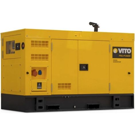 Groupe électrogène 40kVA Diesel Triphasé et Monophasé AVR ATS Démarrage Automatique Autonomie 10h Silencieux VITO