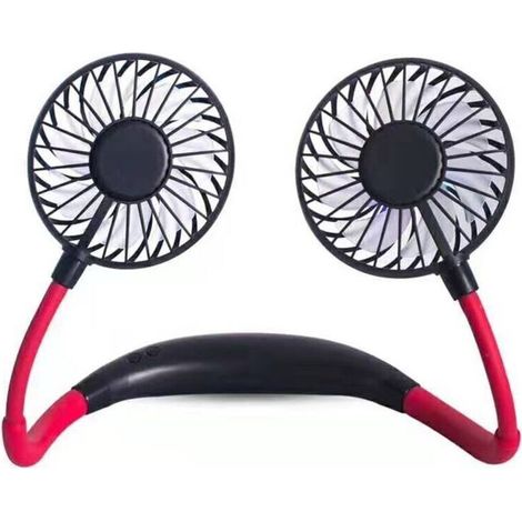 Ventilateur de cou, ventilateur portable tenu dans la main USB Mini ventilateur de cou de sport pers
