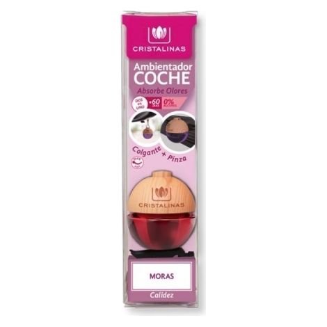 Ambientador coche moras 6ml cristali.