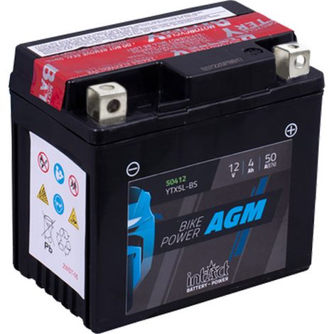 Batería de moto YTX5L-BS  AGM Hermética YTX5L-4 (1/2)