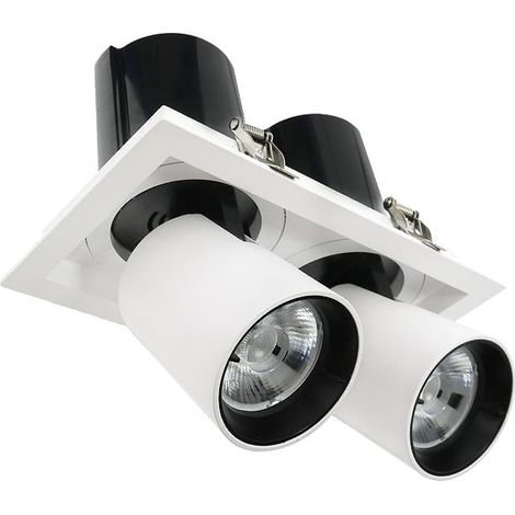 IluminaShop - Foco Donwlight LED Orientable 24W  Blanco Neutro 4000K (1/5)
