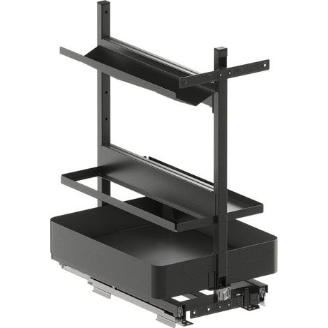 VS SUB Larder Clean Bake Unterschrank - Schrankorganizer Set KB 400mm, Stahl pulverbeschichtet lava