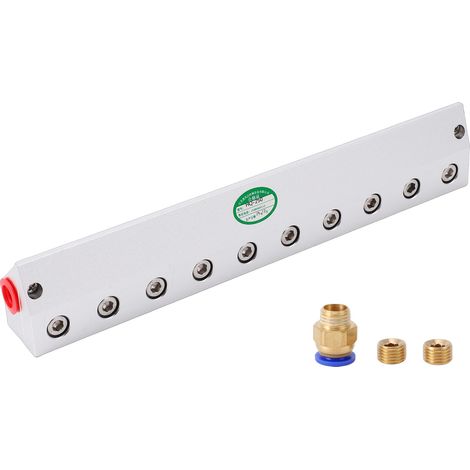 Lame de soufflage d'air 250mm, Interface filetée de 1/4 pouces, buse industrielle comprimée en alliage d'aluminium pour le dépoussiérage de l'eau
