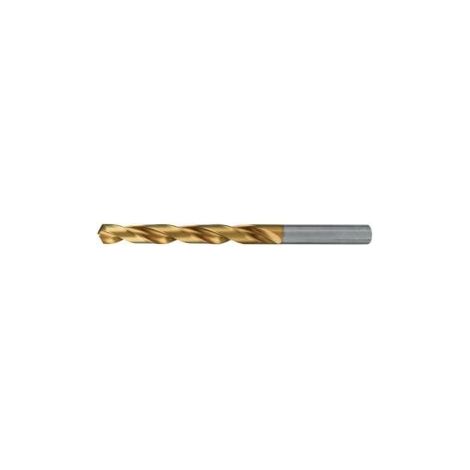 Broca  espiral  DIN  338  TipoN  D.6,8mm  HSS  perfilada  TiN  mango  cilíndrico  corto  TECWERK (1/2)