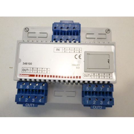 Dérivateur de colonne montante vidéo numérique 6 modules pour rail DIN (1/4)