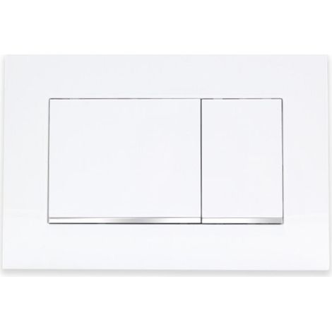 Betätigungsplatte mit integriertem Spülauslöser, kompatibel mit Geberit Sigma 30 WC-Betätigungsplatten, aus robustem ABS-Kunststoff für lange Lebensdauer und einfache Montage