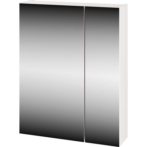 Spiegelschrank 60 cm in weiß matt AQUINO-140 (1/4)
