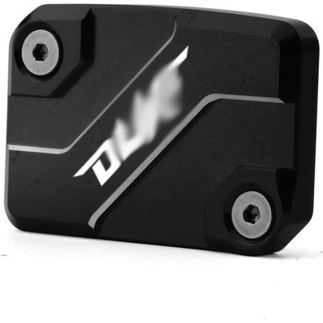 Tappo serbatoio liquido freno anteriore CNC arancione per moto / Duke 125 200 390 Duke (nero)