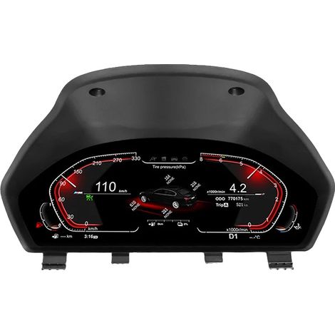 Display LCD per cruscotto, compatibile con BMW Serie 3 F30-F35, 12,3 pollici, risoluzione 1920 x 720, con HUD (1/2)
