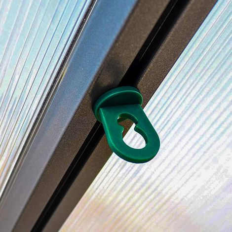 50x Clips pour serre - Supports pour plantes de serre, clips à œillets parfaits pour votre paradis. (1/4)