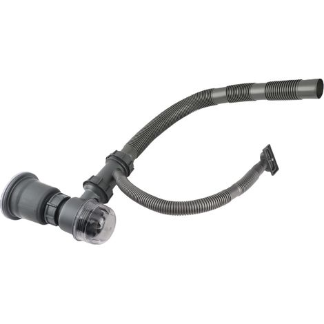 Soavoa Kit Évier Cuisine Complet Anti-Odeur Flexible En PP Et Métal Résistant À La Chaleur Avec Filtre Et Siphon 1 Pièce (1/4)