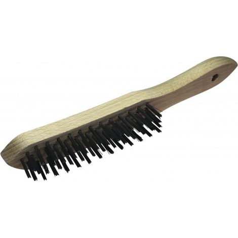 Cepillo de alambre de acero A120 de 4 filas - SZ 14 S