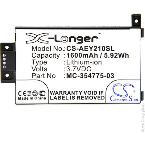 NX - Batterie tablette / liseuse Amazon Kindle 3.7V 1600mAh - 58-000008MC-35477