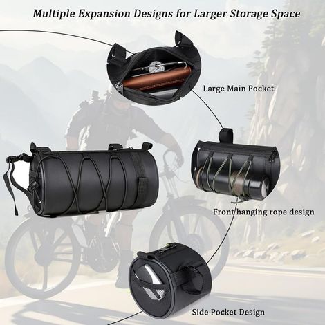 Wasserdichte Lenkertasche für Mountainbike/Rennrad, Organizer für Werkzeug und Zubehör, robustes Design (1/4)