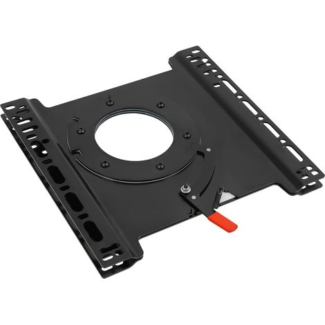 Siège pivotant base pivotante 360° pivotant universel console pivotante en tôle d'acier Heavy Duty 46,5×46cm pied pivotant de siège pour camping-cars T5/T6 fourgons van, Côté principal du pilote (1/5)