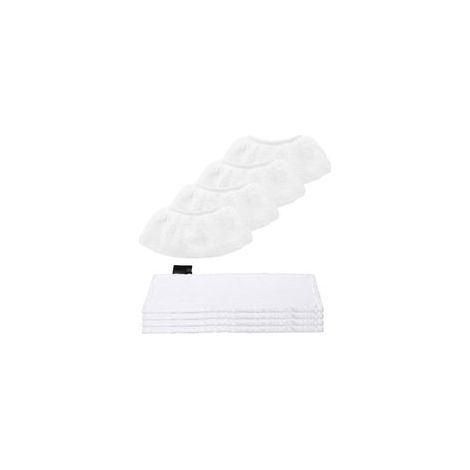 Ein Set aus 8 Mikrofasertüchern, passend für die Kärcher EasyFix Dampfreiniger SC 2, SC 3, SC 4 und SC 5. Mikrofaser-Bezugshüllen als Zubehör für Kärcher Dampfreiniger. – Crezuo (1/5)