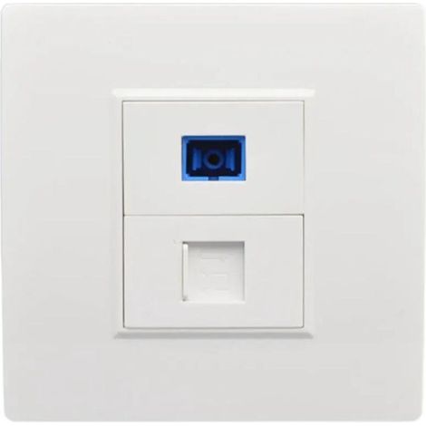 Interface fibre optique SC – prise murale, panneau de connexion réseau RJ45, type de connecteur (1/5)
