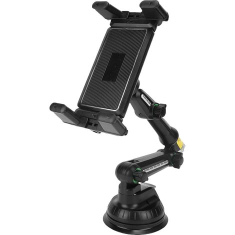 Support de Téléphone de Camion, Support de Tablette de Camion à Ventouse Forte, avec Vue à 360 ° Bras Long de 12,9 Pouces, pour Pare-Brise de Tableau de Bord de Voiture (1/5)
