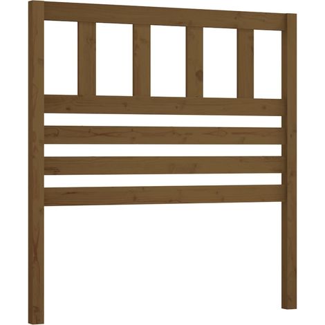 Maison Exclusive - Kopfteil Honigbraun 81x4x100 cm Massivholz Kie