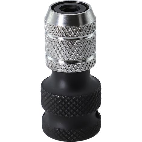 Adaptateur de douille hexagonale 1/2" vers 1/4" pour clés à cliquet et outils électriques — Acier au chrome vanadium, tête sertie antidérapante, longueur 50 mm, agréable et pratique (1/4)
