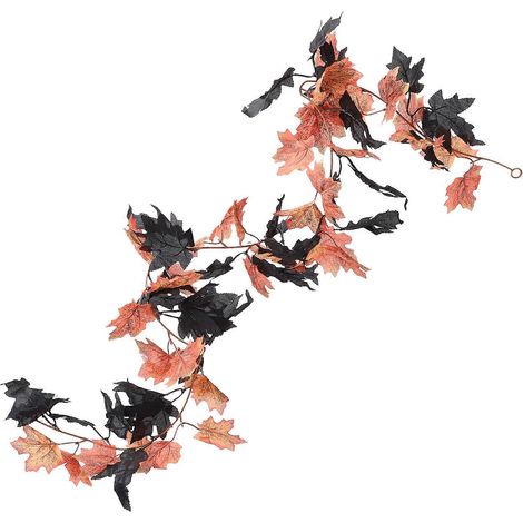 Guirlande de feuilles d'érable artificielles pour la décoration de la fête de Thanksgiving (1/5)