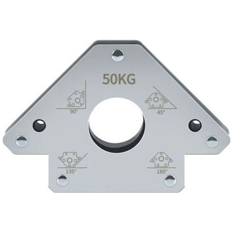 50 kg de soudage électrique outils auxiliaires Magnétique Positionnement du support d'outil d'angle oblique à droite Fixer multi-angle pour les tuyaux support 45 ° 90 ° 135 ° 180 ° (1/5)
