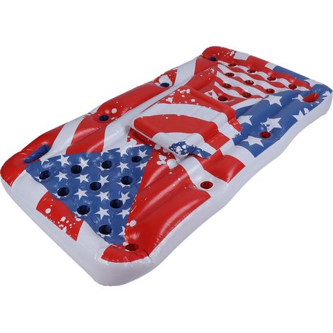 Aufblasbarer PVC-Tisch, schwimmendes Floß, Bierpong-Spiel, Poolparty-Lounge für den Sommer (1/5)