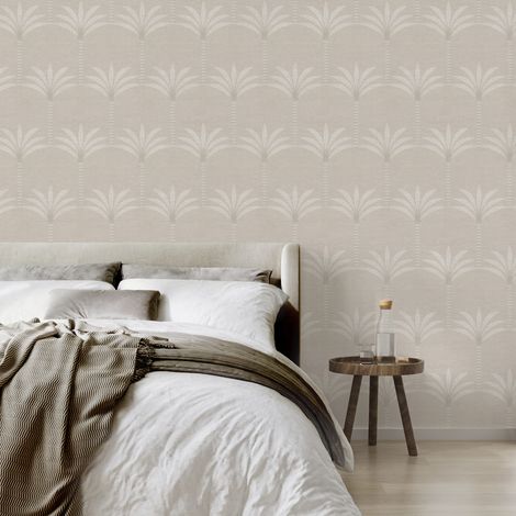 Papier peint intissé Palmtree 1005 x 52cm Beige (1/5)