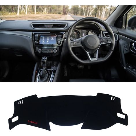 (Côté noir J11 RHD) Convient pour Nissan Qashqai J11 2014-2020. Housse de tableau de bord, tapis de protection solaire, accessoires pour tableau de bord et panneau d'instruments. (1/5)