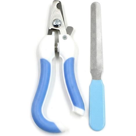Coupe Ongle Chien et Chat avec Garde de Sécurité, Coupe Griffe Chien Sécurisé avec Lime à Ongles Offerte, Accessoire Animaux de Compagnie pour Petits et Grands Chiens (1/5)