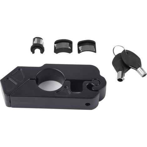 Antivol de Guidon - Antivol de Levier de Frein - Universel pour Moto Scooter et Véhicule Tout-Terrain - Aluminium CNC - Noir - 1 Pièce (1/5)