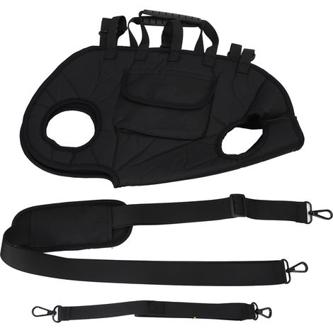 Écharpe de transport pour chien, respirante, multifonctionnelle, sûre, sac à dos pour animaux de compagnie, de taille moyenne et petite, pour chats XL (1/5)