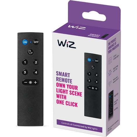 WiZ Telecomando Smart WiFi, Controllo tramite app o Controllo Vocale (Alexa, Apple HomeKit, Google Home) (1/5)