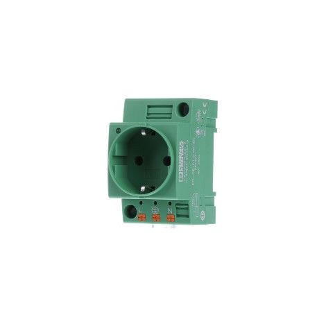 PHOENIX CONTACT 804041 SCHALTSCHRANK-STECKDOSE EO-CF/PT/LED/GN GRUEN 1ST, 72.840G GEWICHT