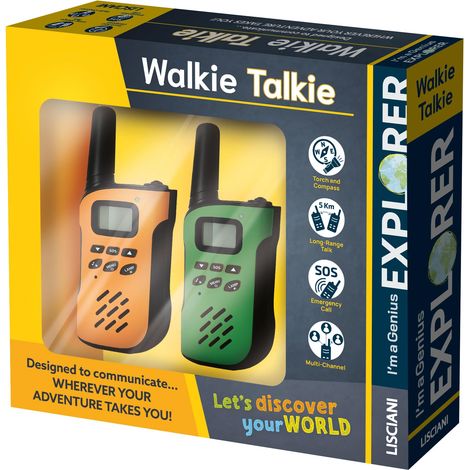 Lisciani Giochi - I'm a genius Explorer walkie talkie, 117116 (1/4)
