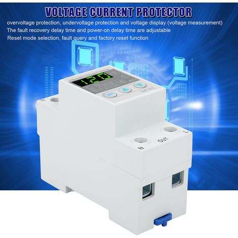 SVP-912 120V AC, Intelligenter Über-/Unterspannungsschutz mit einstellbarem Auto-Reset und verzögertem Reset-Schalter, 40A (1/5)