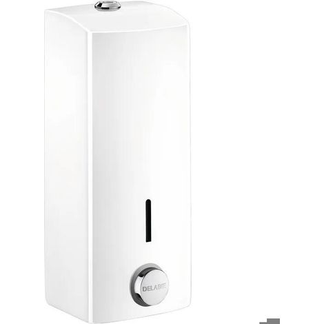 Distributore sapone a muro delabie acciaio bianco 1 litro