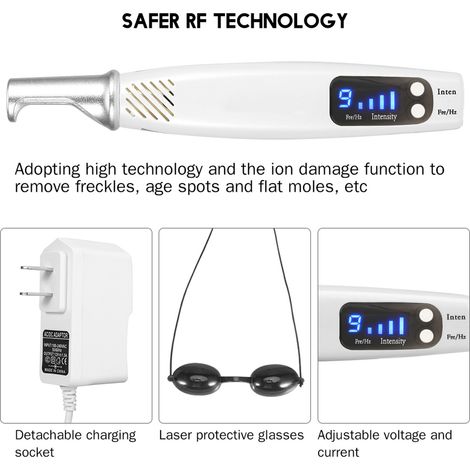 Stylo laser picoseconde Blu-ray pour l'élimination des cicatrices et des tatouages, atténuant les taches de rousseur et estompant la mélanine. (1/5)